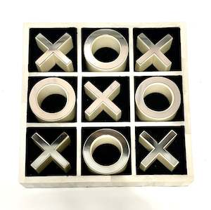 Noughts & Crosses Bone & Resin