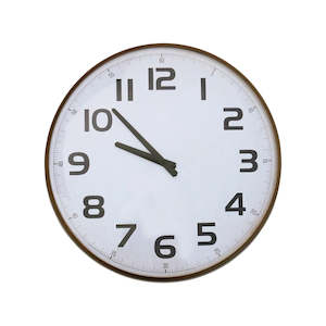 Iron Wall Clock Antique Finish