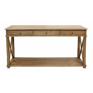 Natural Oak Console - 3 drawers