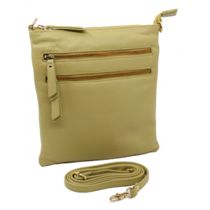 Soft furnishing: Baron Leather Handbag Lime