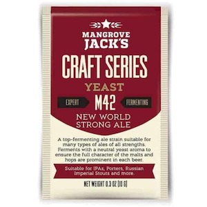 Internet only: New World Strong Ale – M42 Yeast – 10g