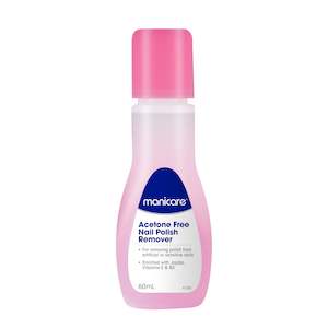 Manicare Acetone Free Nail Polish Remover 60mL