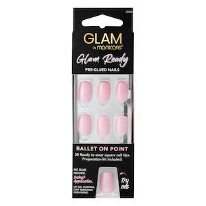 Glam by Manicare Glam Ready Pre-Glued Nails 3pcs - Ballet on Point