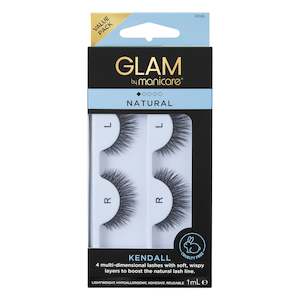 Glam by Manicare Kendall Mink Effect Lashes 2 Pack