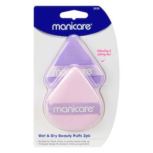 Manicare Wet & Dry Beauty Puffs 2pk