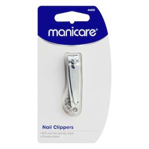 Manicare Nail Clippers, with Nail File and Key Chain 