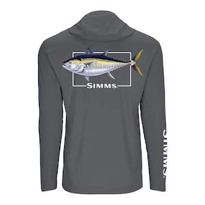 Clothing wholesaling: Simms  UPF50 Solar Tech Graphic Hoody | Bluefin Tuna