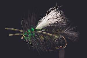 X Stimulator Black Fishing Fly | Manic Fly Collection