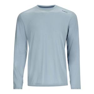 Simms Solarflex UPF50 Crew | Steel Blue Heather