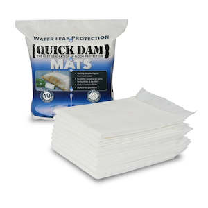 Quick Dam Mats 17cm x 42cm - 10pk