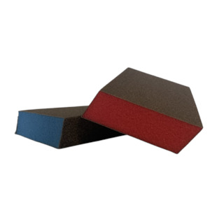 Manners Dual Angle Sanding Sponge Fine/Fine (RED)