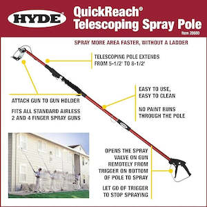 Hyde Quickreach Spray Pole 5.5ft-8.5ft