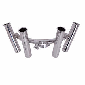 Marine equipment: Stainless Steel Soft bait rod rack ski pole attachment