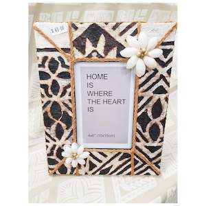 6x4 Handmade Tapa Photo Frame