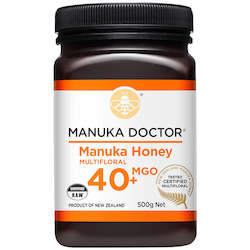 Honey manufacturing - blended: MGO 40+ Multifloral Manuka Honey 500g