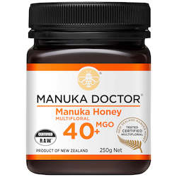 Honey manufacturing - blended: MGO 40+ Multifloral Manuka Honey 250g