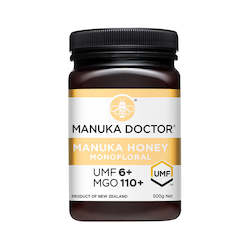 Honey manufacturing - blended: UMF 6+ Monofloral Manuka Honey 500g