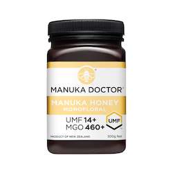 Honey manufacturing - blended: UMF 14+ Monofloral Manuka Honey 500G