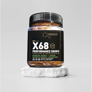 X68 Performance Drops - Soothing UMF™ 15+ Mānuka Honey Lozenges