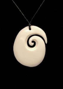 Beef Bone koru pendant