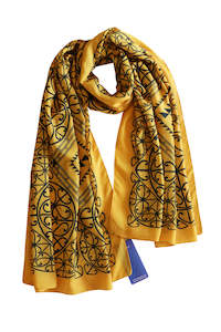 Scarf- Putiputi Yellow Gold