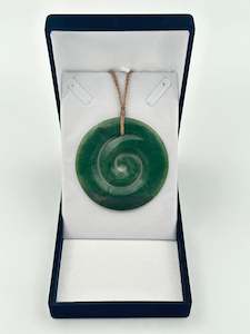 All Pounamu: Koru Circle Pounamu Necklace