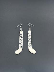 Intricate Bone Earrings