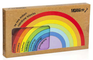 Rainbow Blocks (Maori/ English) - Moana Rd