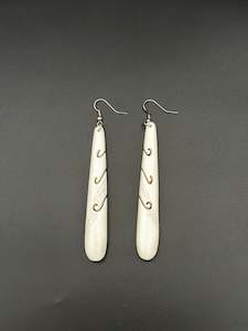 Intricate Bone Earrings