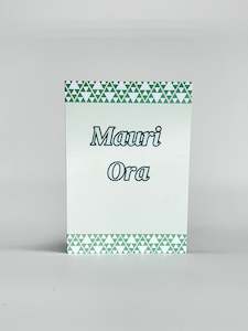 Cards And Packaging 1: Greetings Card- Mauri Ora