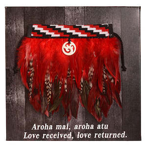 Korowai Canvas - Red Aroha