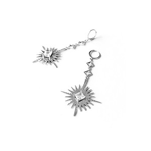 Byzantine x Solar Earrings – Silver