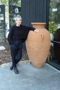 Large Outdoor Clay Pot with Handles