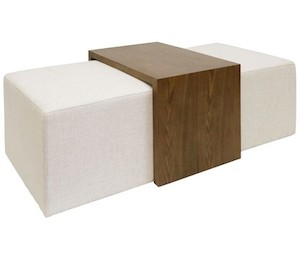 Ottoman Table – Oatmeal