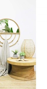 Interior design or decorating: Bamboo Coffee Table