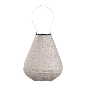 Lantern – Tulip – 20cm – Light Taupe – Topaz