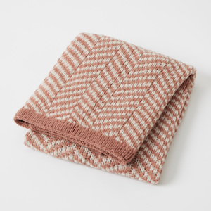 Wool Blend Baby Blanket – Rosewood