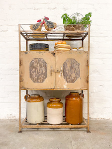 Interior design or decorating: Original iron kitchen rack