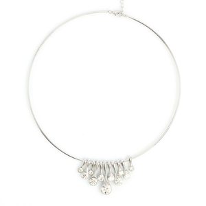 Droplets Choker – Silver