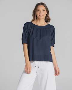 Boom Shankar Bliss Basic Top - Navy