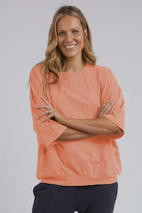 Top: Elm Mazie Sweat - Neon Orange