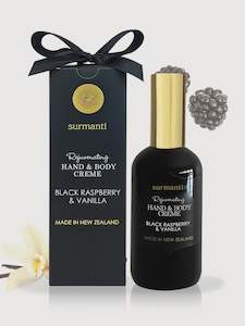 Surmanti Hand & Body Creme Black Raspberry & Vanilla 120ml