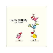 Twigseeds Card Happy Birthday to a Top Bird