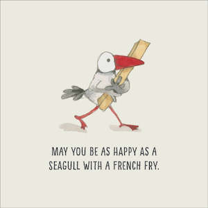 Twiggseed: Twigseeds Card Happy as a Seagull