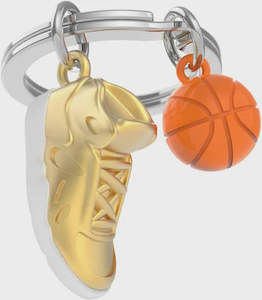 Stellar Haus Metalmorphose Keyring - Basketball