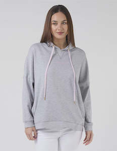 Stella + Gemma Hoodie Angel Wings - Light Grey