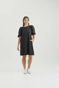 Home Lee: Home-Lee Ivy Dress - Black with Black X