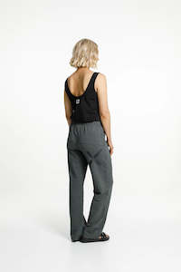 Home-Lee Avenue Winter Weight Pants Charcoal with Matte Black X