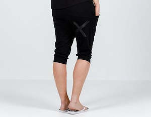 Home-Lee 3/4 Apartment Pant Black with Matte Black X