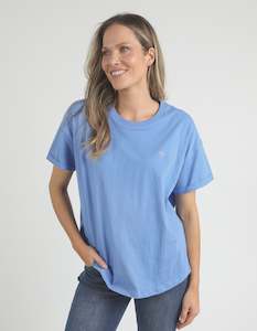 Elm Halli S/S Tee - Cerulean Blue